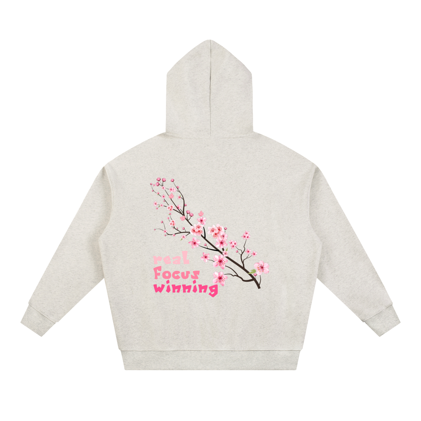 Sakura, real focus winning, Hoodie - BONGI