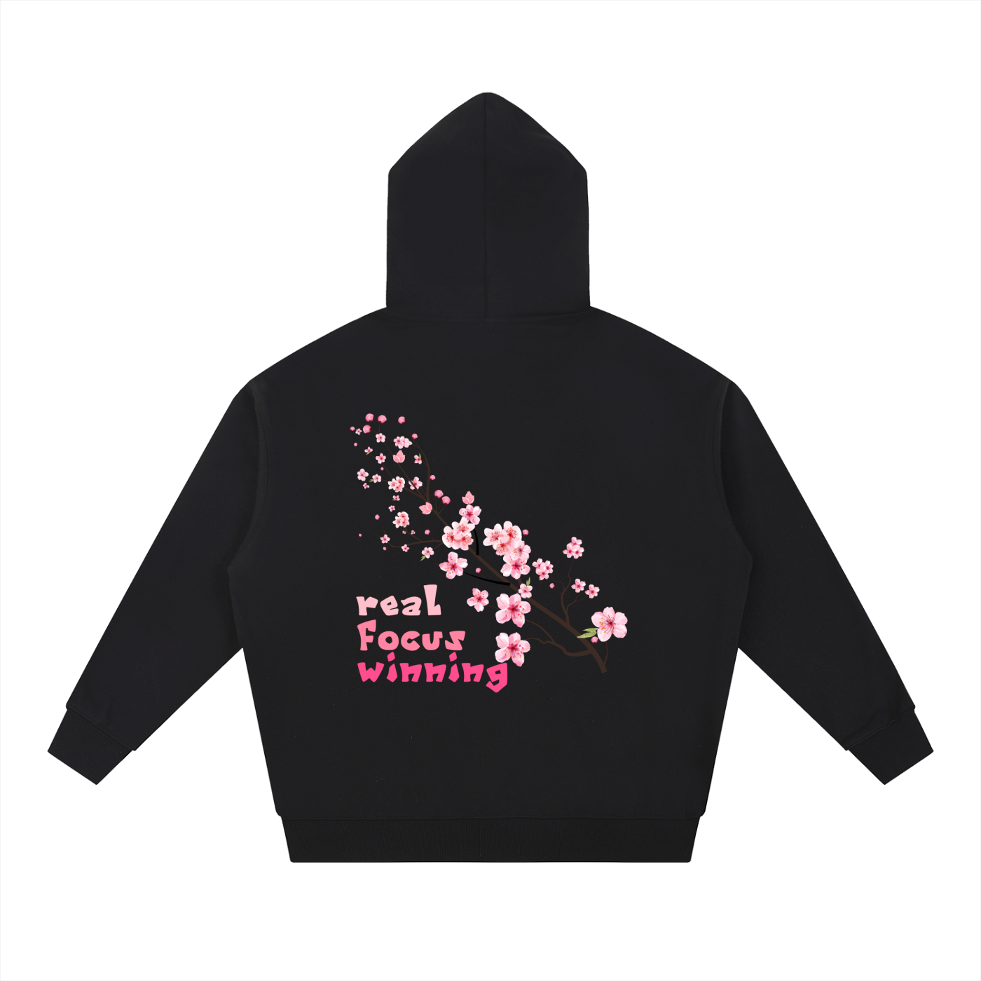 Sakura, real focus winning, Hoodie - BONGI